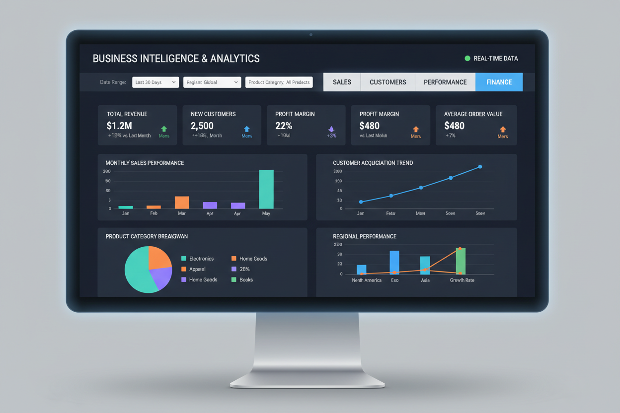 Custom BI & Analytics Dashboard